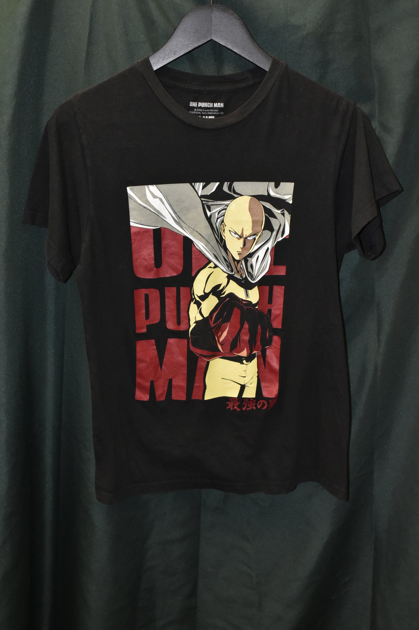 PREOWNED ANIME SHIRT SMALL ONE PUNCH MAN