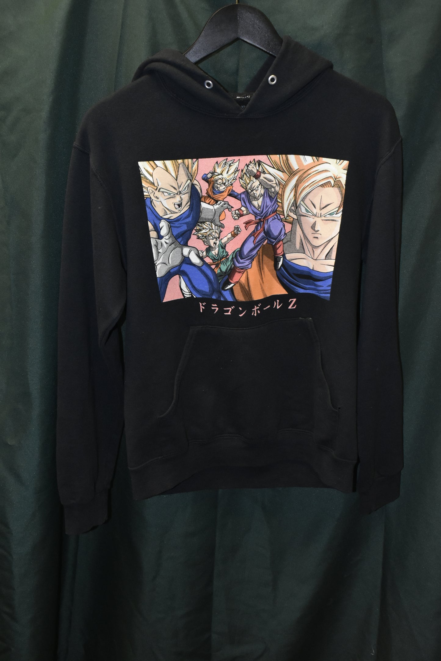 PREOWNED ANIME HOODIE SMALL DBZ SAIYAN