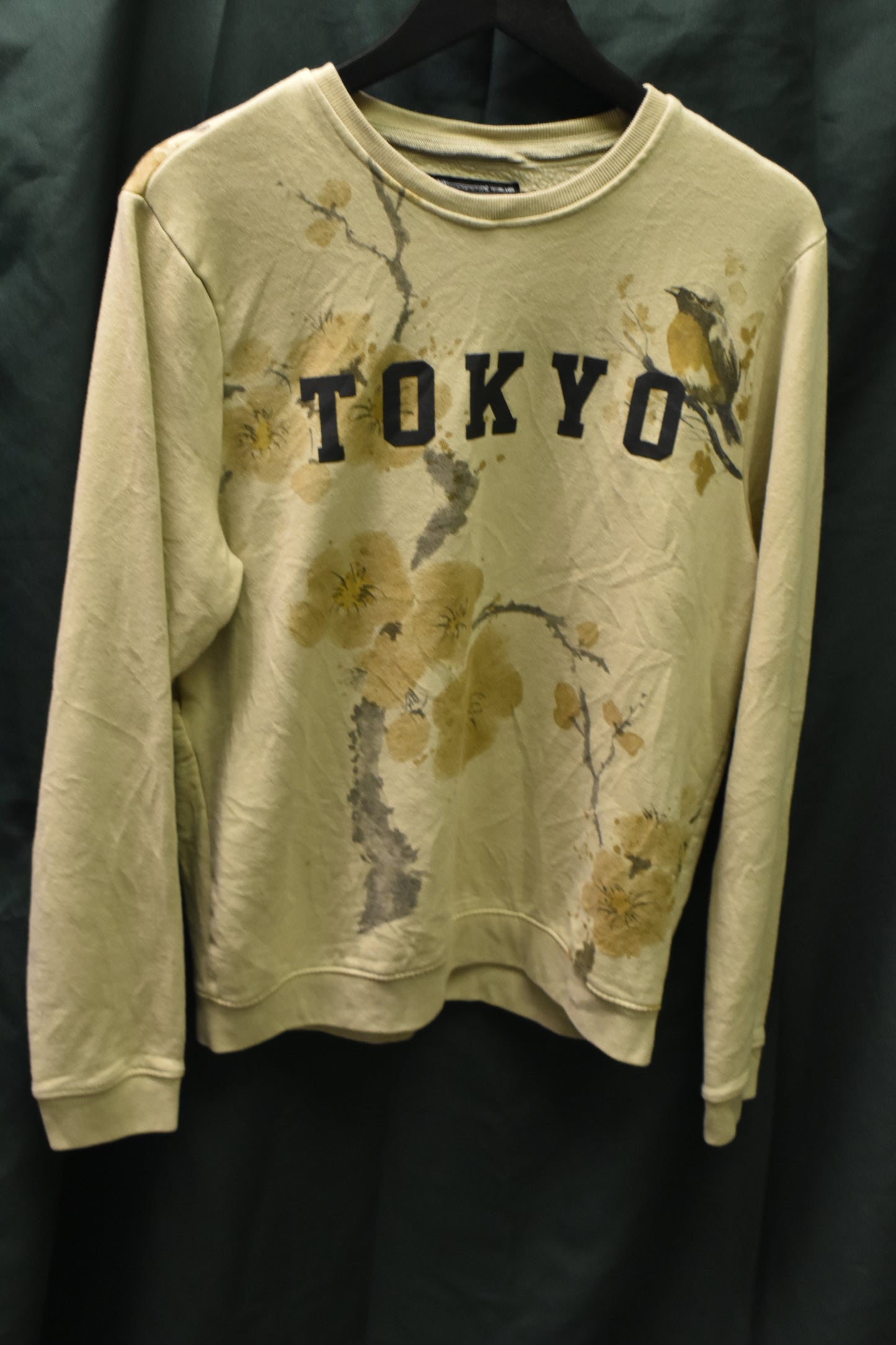 PREOWNED ANIME SWEATER MEDIUM BLIND ROOSTER TOKYO