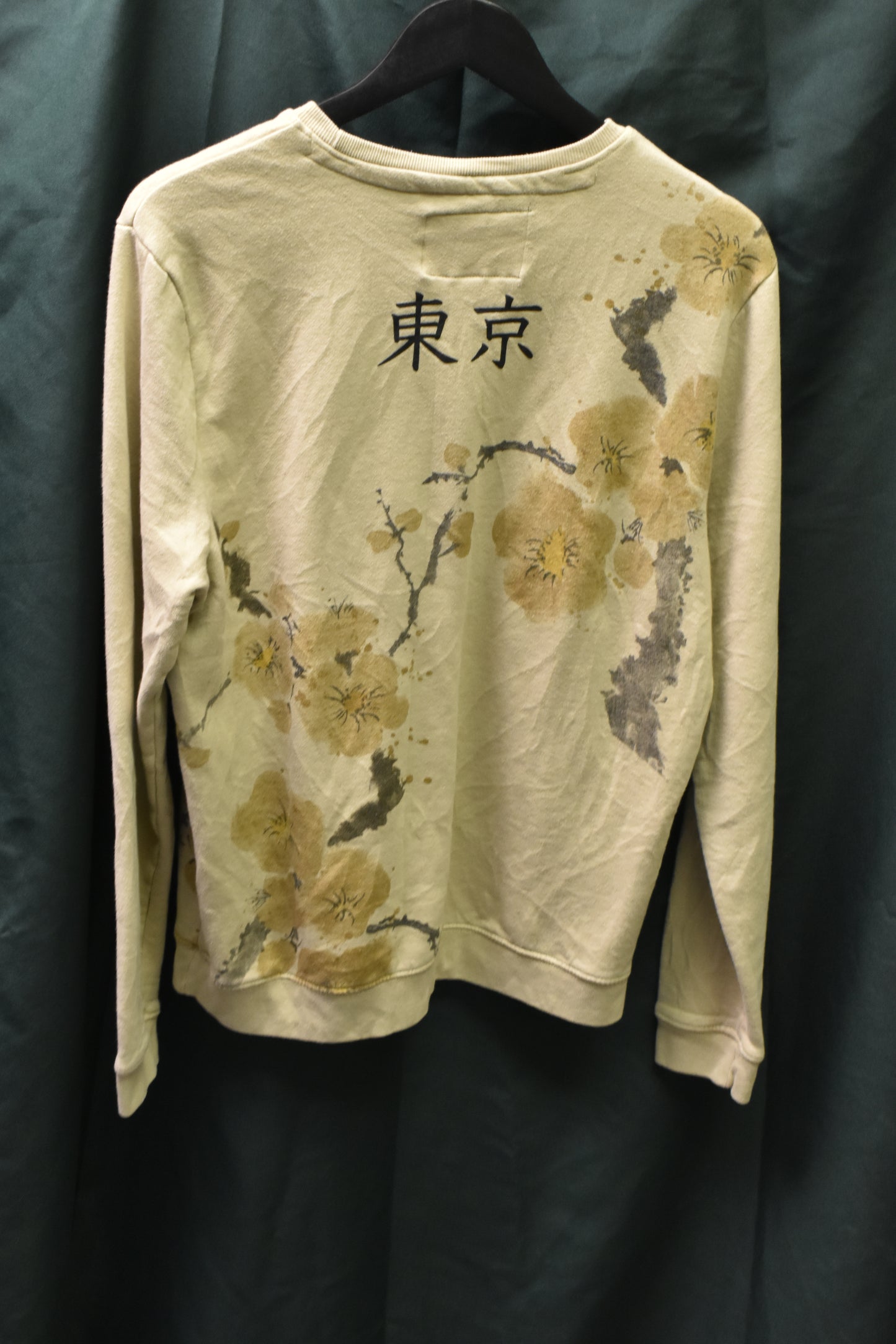 PREOWNED ANIME SWEATER MEDIUM BLIND ROOSTER TOKYO