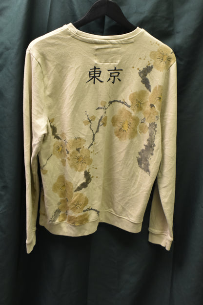 PREOWNED ANIME SWEATER MEDIUM BLIND ROOSTER TOKYO