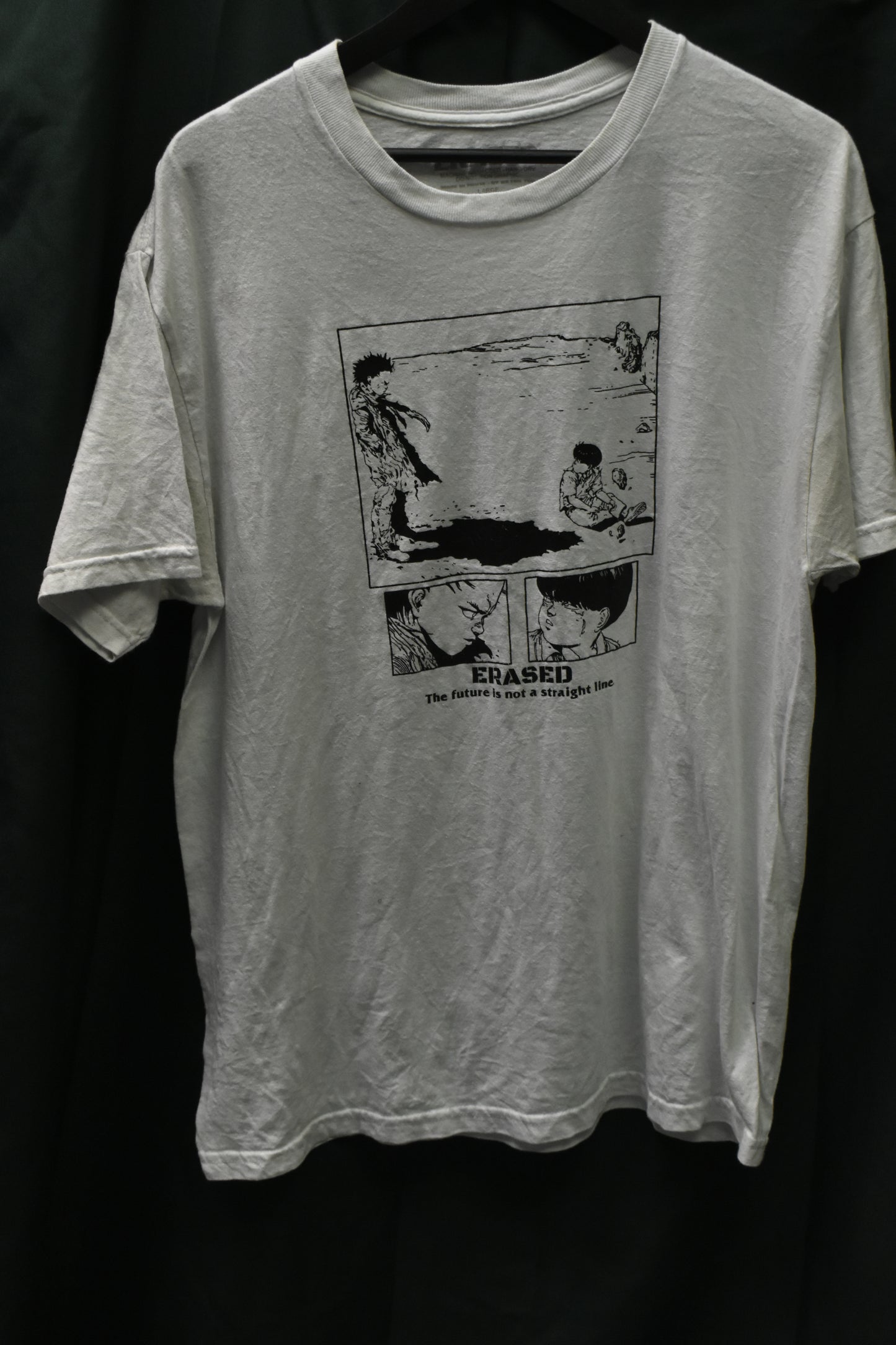 PREOWNED ANIME SHIRT LARGE ERASED AKIRA