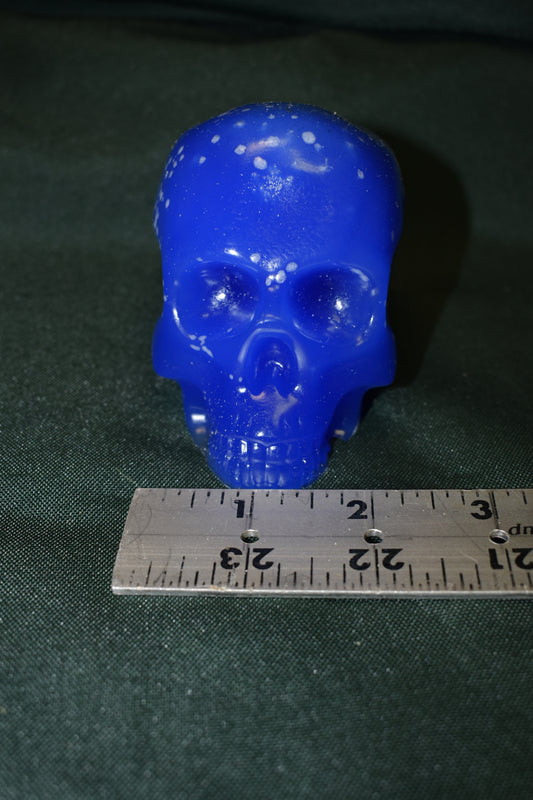 WAX AGENT SKULL LARGE BLUE 2.5" X 4" X 3"