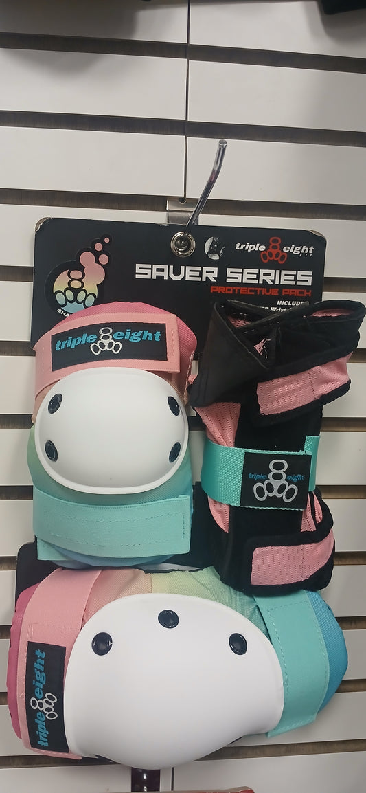 TRIPLE 8 SAVER SERIES SHAVED ICE  3 PACK PADS  LARGE