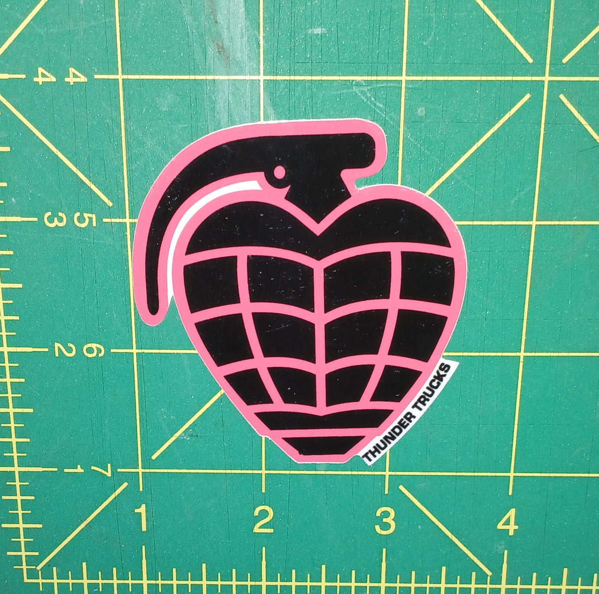 STICKER THUNDER GRENADE DIECUT SMALL