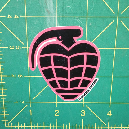 STICKER THUNDER GRENADE DIECUT SMALL