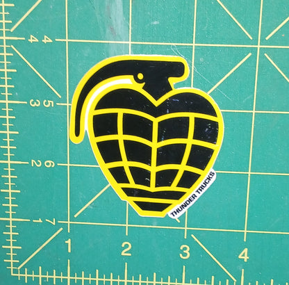 STICKER THUNDER GRENADE DIECUT SMALL