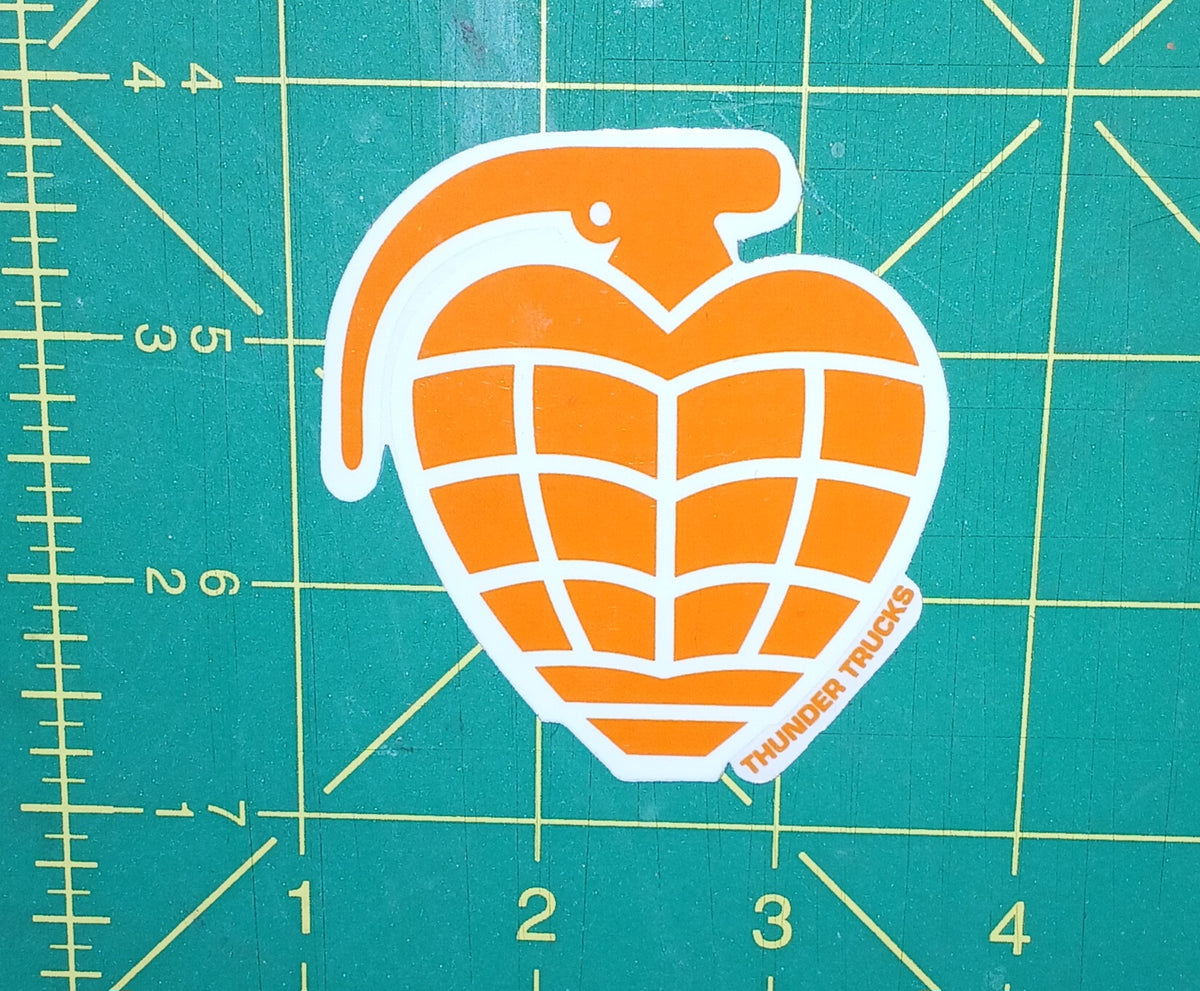 STICKER THUNDER GRENADE DIECUT SMALL